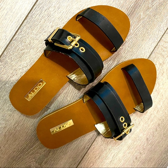 Aldo Shoes - Aldo black 7.5 sandals like new
